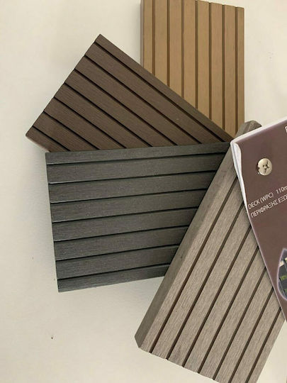 Newplan Ограда Deck Материали За Ограда На Градина Сив От WPC 360x11x2см Сив