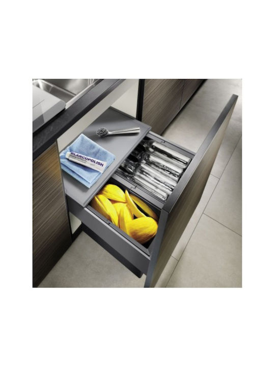 Blanco Select II 45/2 Waste Bin Recycling Plastic for Cabinet Black 32lt 1pcs