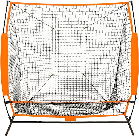 vidaXL Baseball Net Baseball Training Net Black 174 x 76 x 158.5cm