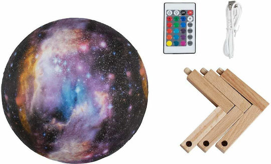 GloboStar Kaotica Dekorative Lampe Mondlicht Mehrfarbig