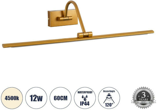GloboStar Mira Leuchte Badezimmer LED Kupfer 60x13cm GloboStar Mira Leuchte Badezimmer LED Kupfer 60x13cm