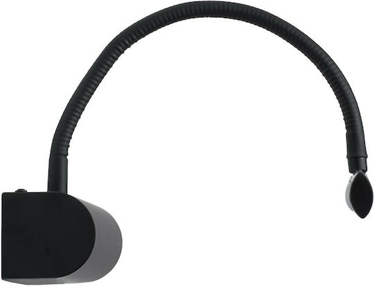 GloboStar Trois Modern Leuchte Badezimmer mit Integrierter LED und Neutralweißes Licht Schwarz 60x18cm