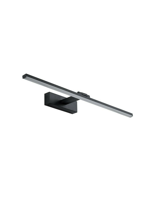 GloboStar Ellis Modern Lamp Bathroom with Integrated LED and Natural White Light Black 60x6cm