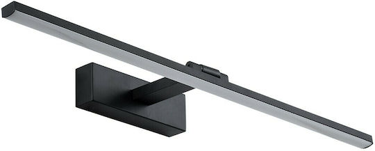 GloboStar Ellis Modern Lamp Bathroom with Integrated LED and Natural White Light Black 60x6cm