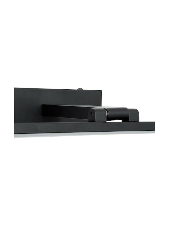 GloboStar Ellis Modern Lamp Bathroom with Integrated LED and Natural White Light Black 60x6cm