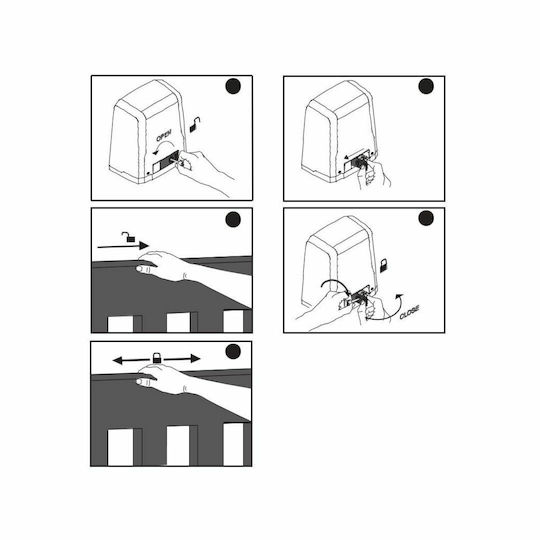 Bft Deimos BT Premium Kit Set Garage Door Motor for Sliding Door for Maximum Weight 400kg
