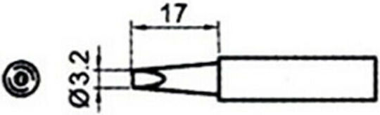 Proskit Vârf de lipit 5Si-216N-3.2D