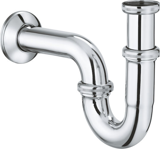 Grohe Siphon Spülbecken Silber