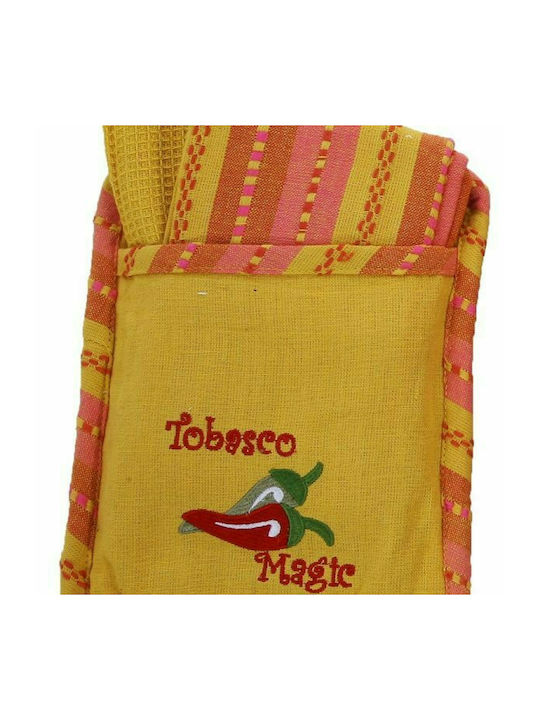 Viopros Tea Towel in Yellow Color 3pcs