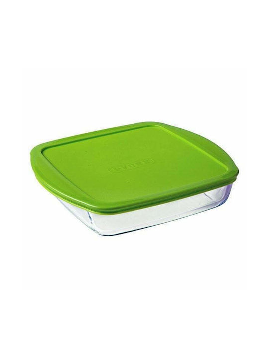 Pyrex Δοχείο Φαγητού Γυάλινο Πράσινο 750ml