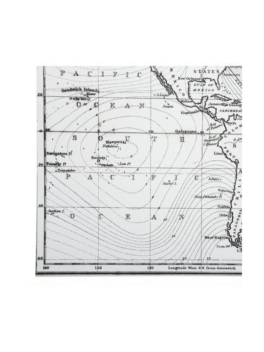 Atmosphera Χάρτης Σουπλά Πλαστικό Λευκό 45x30cm