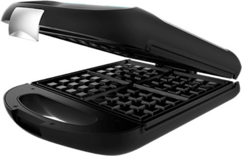 Cecotec Rock´nToast Waflle Family 03200 Mașină de făcut clătite cu 4 locuri în formă dreptunghiulară 1500W