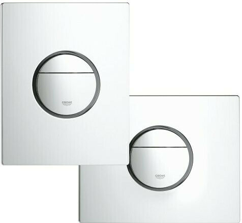 Grohe Nova Cosmopolitan Πλακέτα για Καζανάκια Διπλής Λειτουργίας Matt Chrome