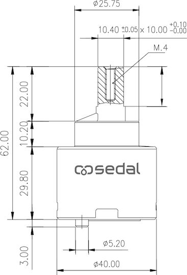 Ravenna Sedal Faucet Mechanism 018817