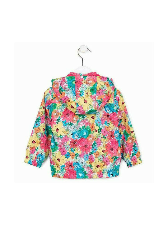 Losan Wasserdicht Kinderjacke Kurz mit Kapuze Fuchsie