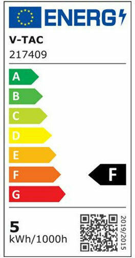 V-TAC Vt-1879 LED Bulb 4.5W 90mm for Socket E27 and Shape G45 Cool White 470lm