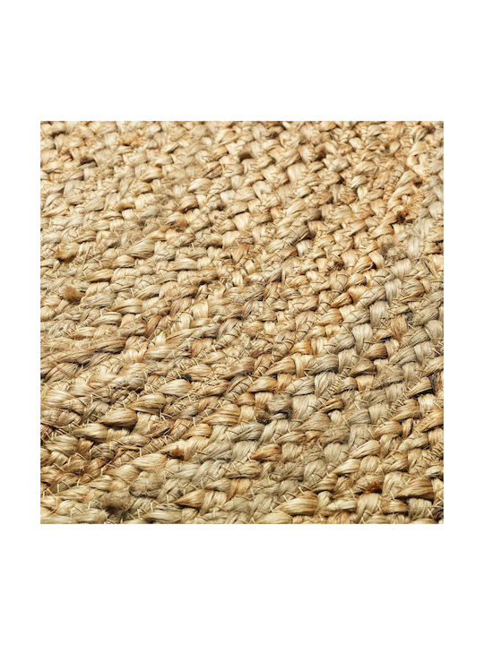 L-C Shira Rug Round Summer from Jute Noir