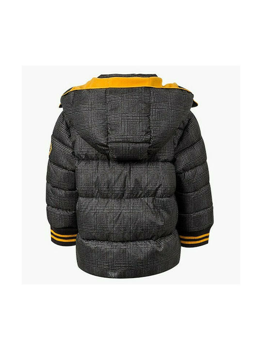 Losan Kids Quilted Jacket Long Hooded Gray