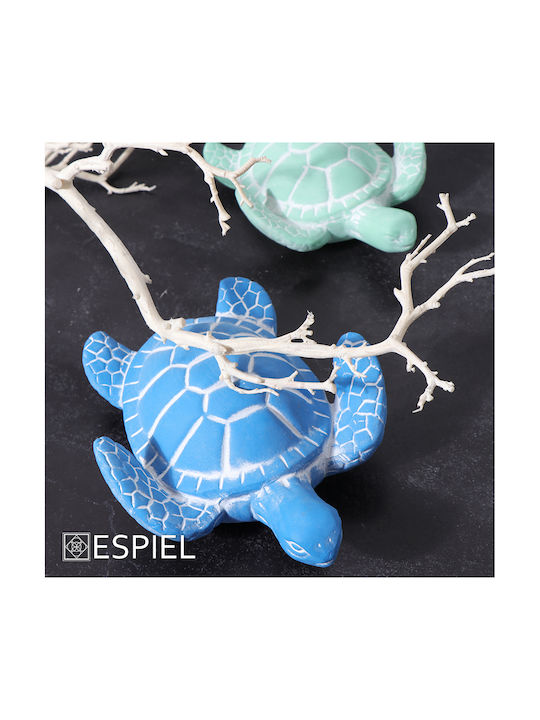 Espiel Decorative Turtle made of Ceramic 19x15x5.5cm 1pcs