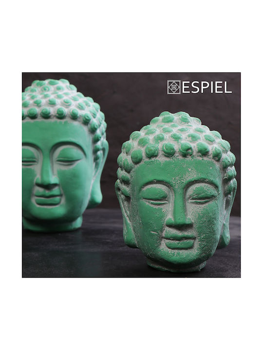 Espiel Dekorativer Buddha aus Keramik 14.5x14.5x18.5cm 1Stück