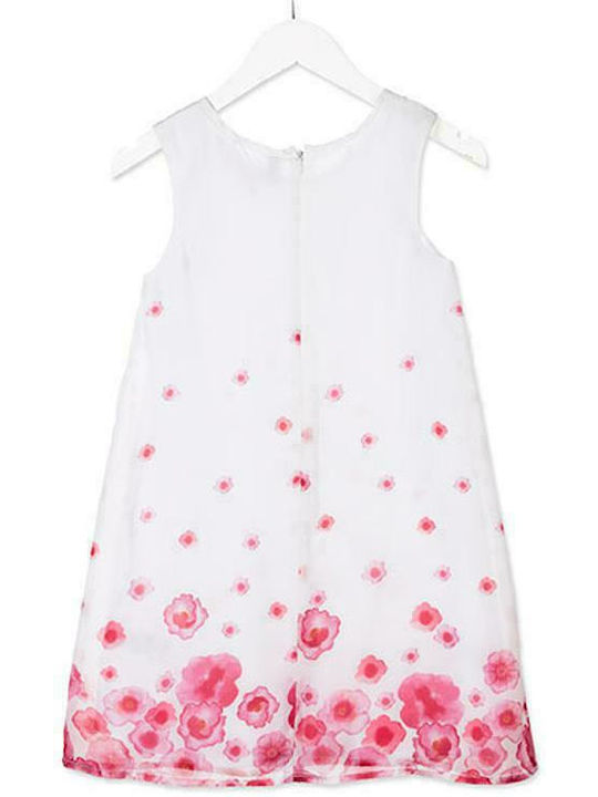 Losan Kids Dress Sleeveless White