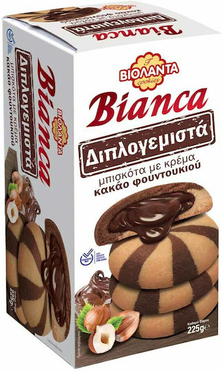 Violanta Biscuits Bianca Cocoa With Filling Cocoa 1pcs 225gr
