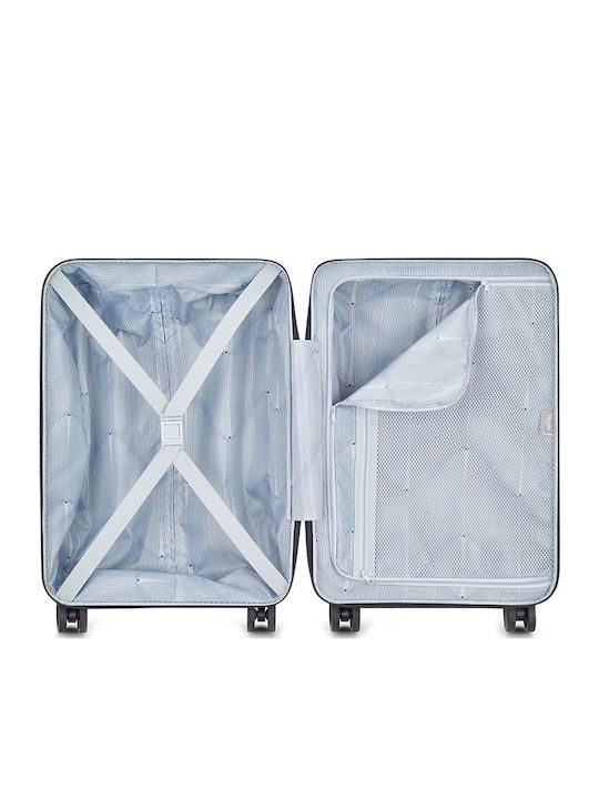 Delsey Ordener Cabin Travel Suitcase Hard Gray with 4 Wheels Height 55cm 384680101