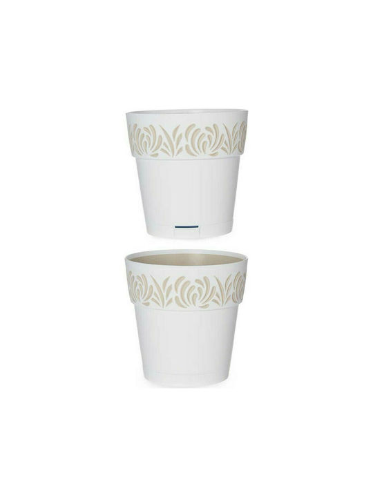 Stefanplast Gaia Self-watering Pot Plastic 15x15x15cm.