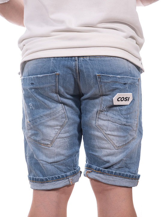 Cosi Jeans Fassano Herrenshorts Jeans Hellblau 59-FASSANO 2