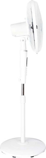 Diplomat DFX-500RC Fan Pedestal 50W Diameter 40.64cm White
