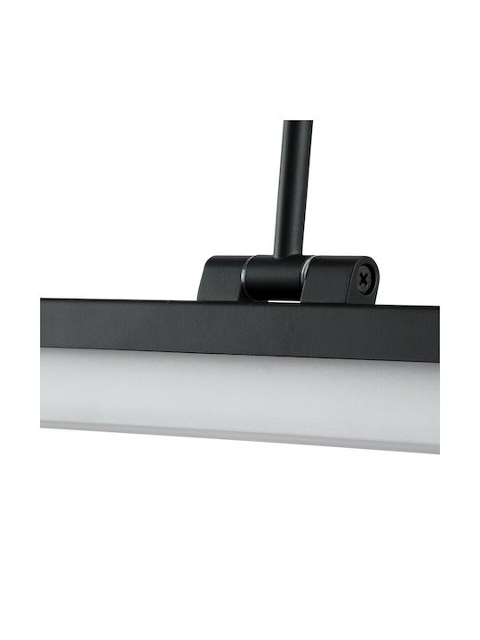 GloboStar Mara Modern Wandleuchte mit Integrierter LED und Natürliches Weiß Licht Schwarz 60x13cm