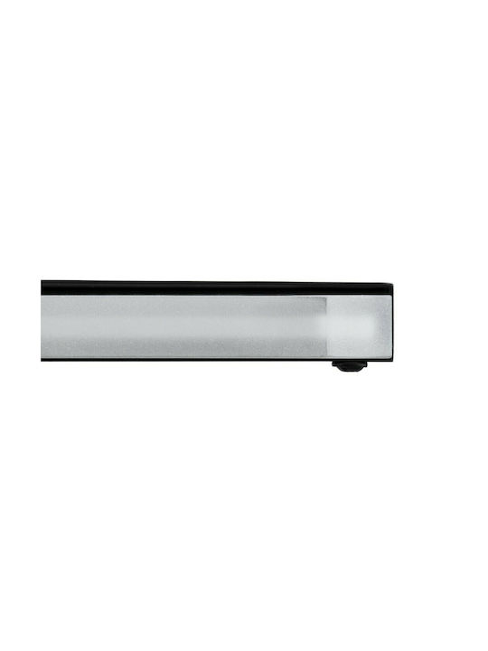 GloboStar Mara Modern Wandleuchte mit Integrierter LED und Natürliches Weiß Licht Schwarz 60x13cm