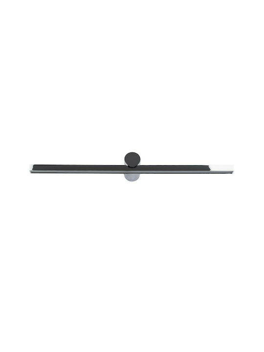 GloboStar Rosa Modern Lamp Bathroom with Integrated LED and Natural White Light Silver 15x7cm