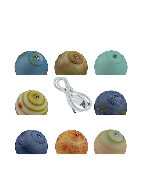 GloboStar Moon Lustră Decorativă Lumină de Lună Multicolor 8buc