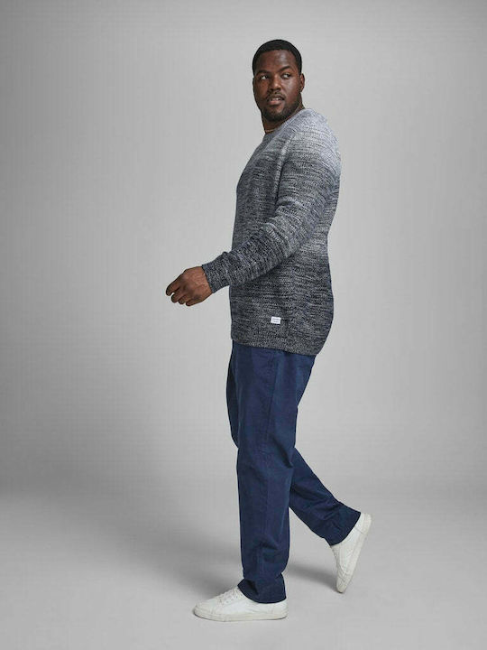 MARCO Trousers Chino Elastic in Slim Fit Navy Blue