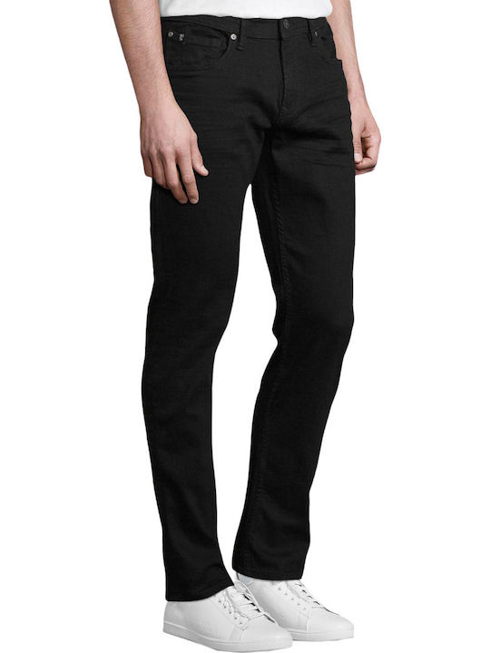 Piers Men's Jeans Pants with Slim Fit Black
