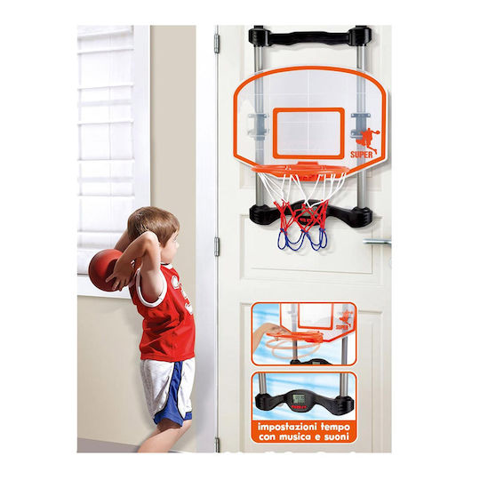 Indoor Over Door Basketball Hoop with Ball