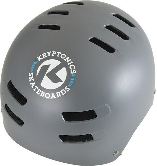 Kryptonics Κράνος Skateboard Step Up Grey