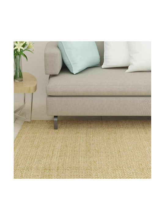 vidaXL Rug Rectangular Brown