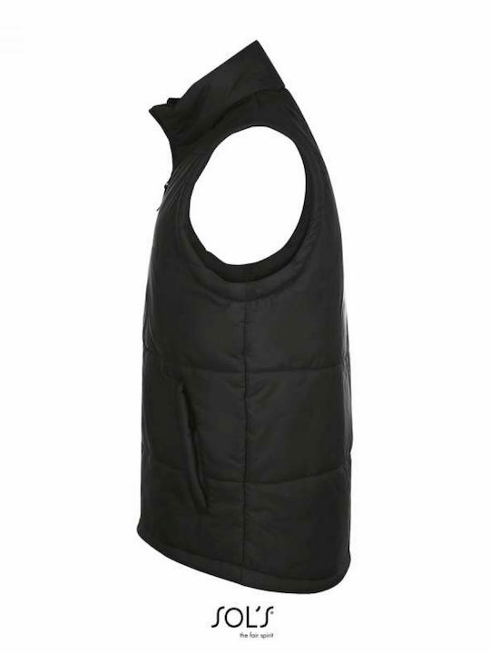 Warm 3 Αμάνικο Μπουφάν Puffer Μαύρο
