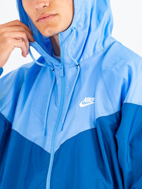 Sportswear Jacket Windproof Blue