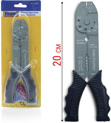 Crimping Tool 0.5-6mm² Cross Section with Cable Cutter