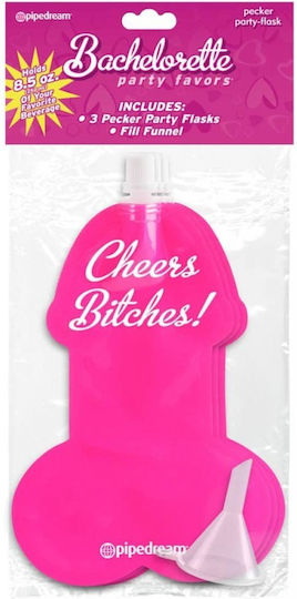 Pipedream Bachelorette Party Favors Cheers Bitches Pecker Party Flask Αστείο Sexy Δώρο 3τμχ