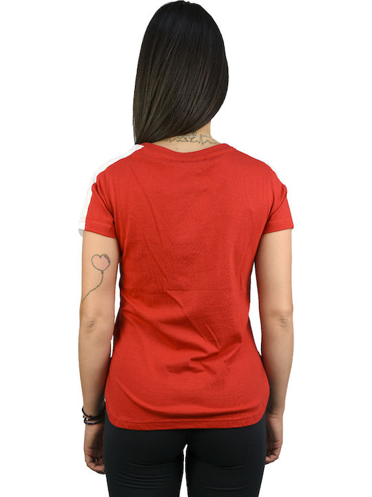 FILA Nerissa Women's T-shirt Chinese Red FILA Nerissa Women's T-shirt Chinese Red