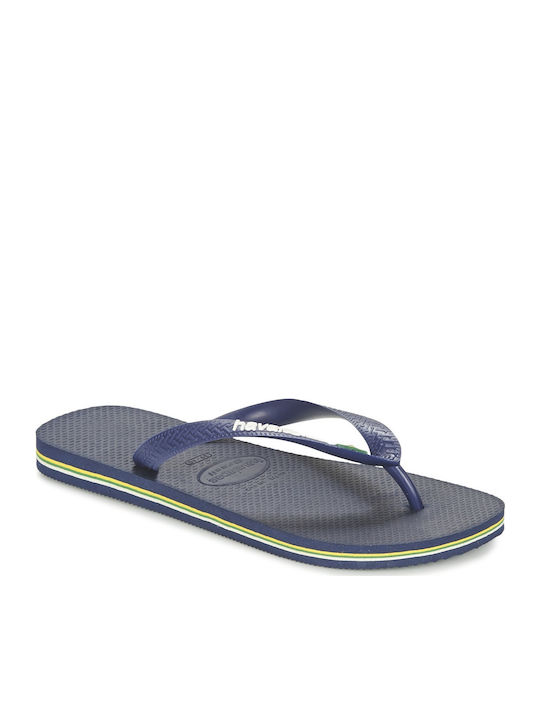 Havaianas Brasil Logo Flip Flops Albastru