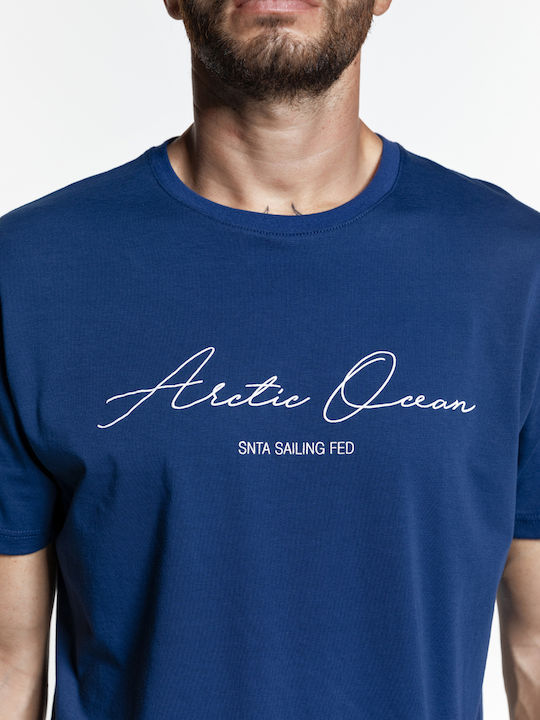 Snta T-shirt με Τύπωμα Arctic Ocean - Denim