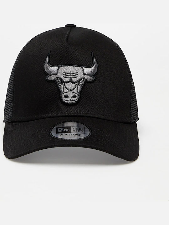 New Era 9Forty NBA Bob Team Chicago Bulls Jockey mit Netz Schwarz