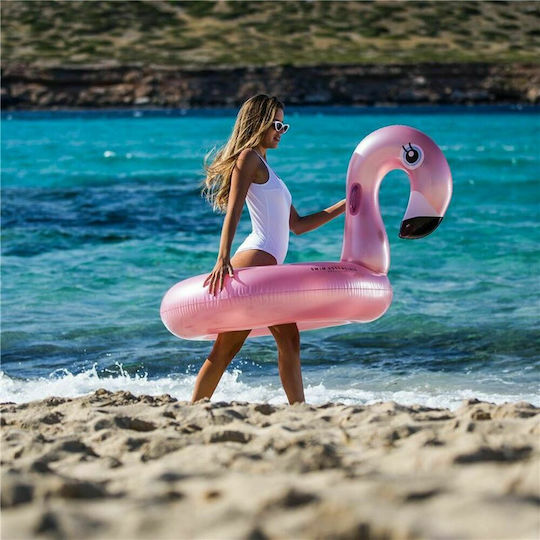 Swim Essentials Swim Essentials Παιδικό Σωσίβιο Κουλούρα Φλαμίνγκο με Διάμετρο 100εκ. Ροζ