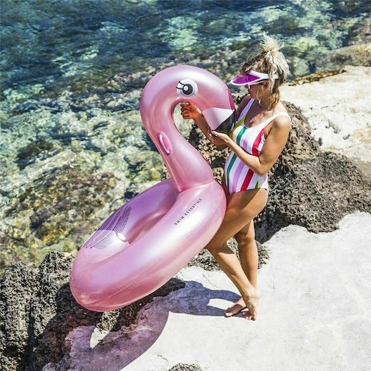 Swim Essentials Swim Essentials Παιδικό Σωσίβιο Κουλούρα Φλαμίνγκο με Διάμετρο 100εκ. Ροζ