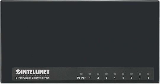 Intellinet Unmanaged L2 Switch με 8 Θύρες Gigabit (1Gbps) Ethernet